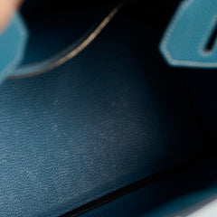 Hermes Birkin 30 Blue Jeans Togo Square R 2014