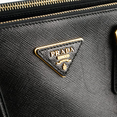 Prada Saffiano Black Tote Large