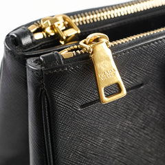 Prada Saffiano Black Tote Large