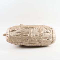 Prada Metallic Shoulder Bag Gold