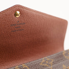 Louis Vuitton Sarah Long Wallet Monogram