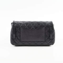 Chanel Mini Black Caviar Uniform Belt Bag