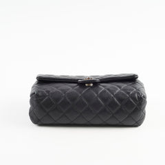 Chanel Mini Black Caviar Uniform Belt Bag