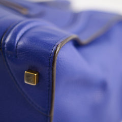 Celine Mini Luggage Bag Blue