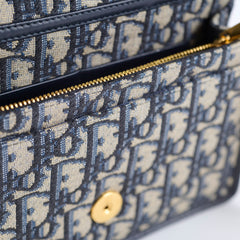 Christian Dior Montaigne Belt Bag with Chain Navy