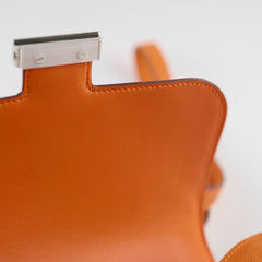Hermes Mini Constance Espom Orange B stamp 2023