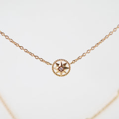 Christian Dior Collier Halskette Rose Des Vents Necklace