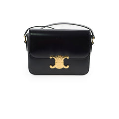Hold Celine Teen Triomphe Bag Black