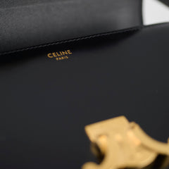 Hold Celine Teen Triomphe Bag Black