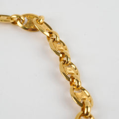 Celine Triomphe Logo Belt Gold Size 90