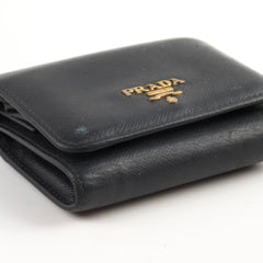 Prada Saffiano Wallet Black