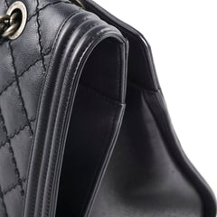 Chanel Boy 2-way Chain Tote Bag Navy