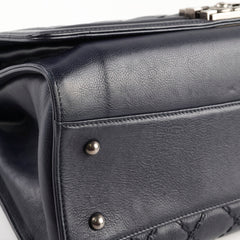 Chanel Boy 2-way Chain Tote Bag Navy