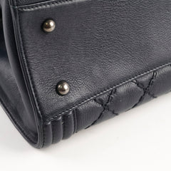 Chanel Boy 2-way Chain Tote Bag Navy