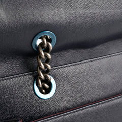 Chanel Boy 2-way Chain Tote Bag Navy