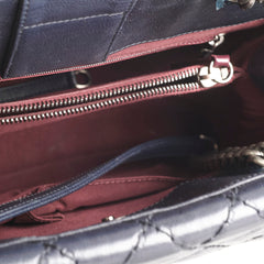 Chanel Boy 2-way Chain Tote Bag Navy