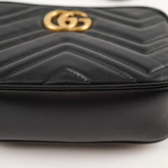 Gucci Mini Marmont Camera Bag Black
