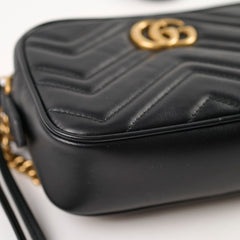 Gucci Mini Marmont Camera Bag Black