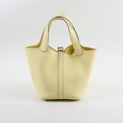 Hermes Mini Picotin 18 Jaune Milton W Stamp 2024