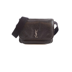 Saint Laurent Small Niki Messenger Grained Lambskin Black