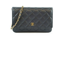 Chanel WOC Caviar Black