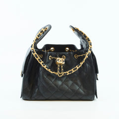 Chanel 25 Small Caviar Black