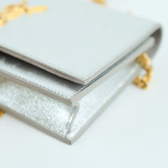 Saint Laurent Kate WOC Silver