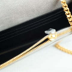 Saint Laurent Kate WOC Silver