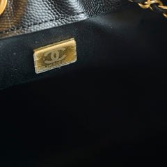 Chanel 25 Small Caviar Black