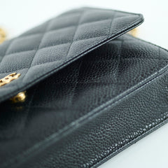 Chanel WOC Caviar Black