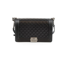 Chanel Boy Lambskin Black New Medium - 21 Series
