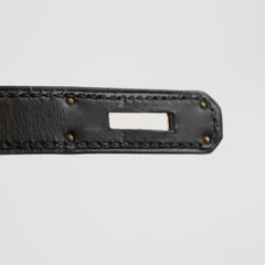 Hermès Kelly 28 Box Black GHW A Square Stamp