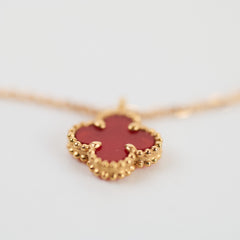 Van Cleef & Arpels Sweet Carnelian Necklace