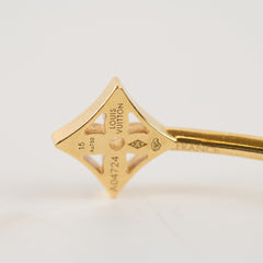 Louis Vuitton Idylle Blossom Twist Bracelet Size S 18k Gold Diamond