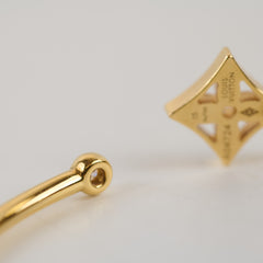 Louis Vuitton Idylle Blossom Twist Bracelet Size S 18k Gold Diamond