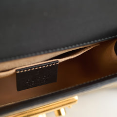 Gucci Bee Padlock Crossbody GG Supreme Canvas