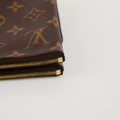 Louis Vuitton Double Zip Pochette Monogram