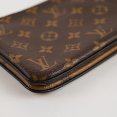 Louis Vuitton Double Zip Pochette Monogram