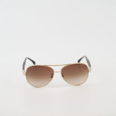 Chanel Quilted Aviator CC Sunglasses