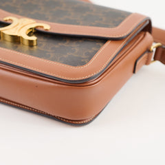 Celine Classique Triomphe Medium Tan