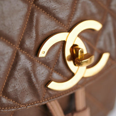 Chanel Vintage Back Pack Brown