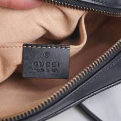 Gucci Mini Marmont Matelasse Camera Crossbody Bag Black