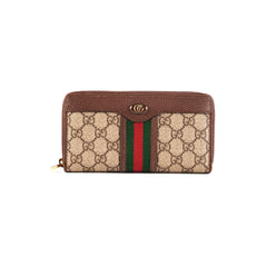 Gucci Ophidia Long Zip Wallet GG Supreme