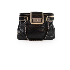 Chanel 2.55 Reissue East West Tote Black