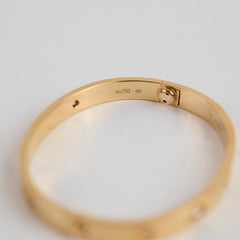 Cartier Love Bracelet 4 Diamond PG Size 16