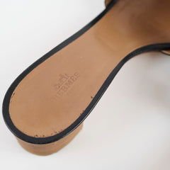 Hermès Oasis Sandals Size Black 40