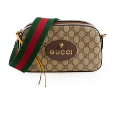 Gucci GG Supreme Neo Camera Bag Brown