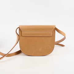 Saint Laurent Small Kaia Crossbody Bag Light Brown