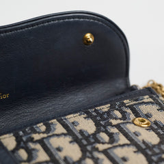Christian Dior Dior Long Saddle Wallet on Chain