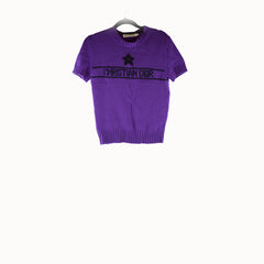 Dior Purple Cashmere Knit Top 34